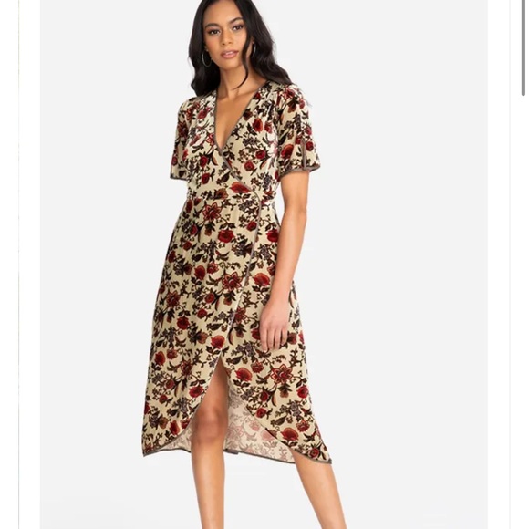 Johnny Was Dresses & Skirts - NWT Johnny Was DELPHINE WRAP MIDI DRESS.